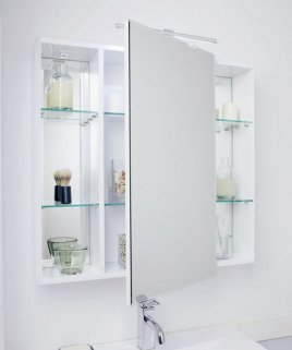 Зеркало шкаф для ванной комнаты