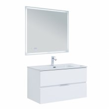 Мебель для ванной Aquanet Алвита New 90 белая матовая