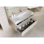 Мебель для ванной Aqwella Бергамо 100 подвесная белая