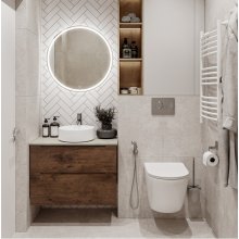Мебель для ванной BelBagno Etna H60-90-S Rovere Moro