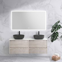 Мебель для ванной BelBagno Kraft 120-2-S Rovere Galifax Bianco
