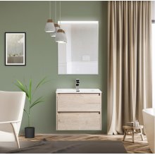 Мебель для ванной BelBagno Kraft 70-BB700ETL Rovere Galifax Bianco