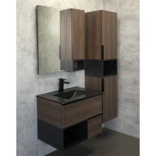 Мебель для ванной Comforty Франкфурт 75B дуб шоколадно-коричневый