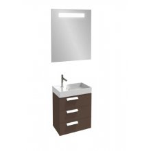 Мебель для ванной Jacob Delafon Rythmik 60 светло-коричневая с тремя ящиками с раковиной EXQ112-Z