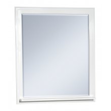 Зеркало с полочкой Misty Шармель 80 белая эмаль