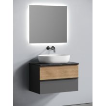 Мебель для ванной со столешницей Sancos Delta 80 DL80GR+TT80A1+CN6047