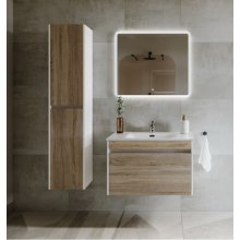 Мебель для ванной Sancos Smart 80 дуб бардолино/белая