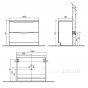 Мебель для ванной BelBagno ANCONA-N-1000-2C-PIA