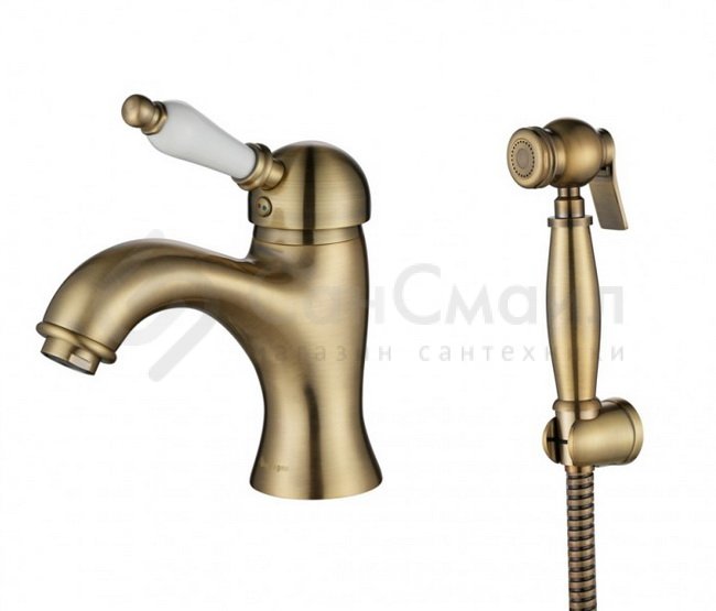 Смеситель для раковины с гигиенической лейкой Aksy Bagno Biti купить в ...