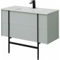 Мебель для ванной Allen Brau Reality 100 см светло-серый