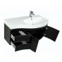 Мебель для ванной Aquanet Опера 115 R черная с дверцами