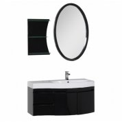 Мебель для ванной Aquanet Опера 115 R черная с две...