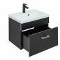Мебель для ванной Aquanet Верона M 50 цвет черный матовый