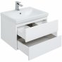Мебель для ванной Aquanet Беркли 60 белая/ дуб рошелье