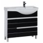 Мебель для ванной Aquanet Доминика 90 R черная