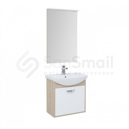 Мебель для ванной Aquanet Грейс 65 дуб сонома/белая