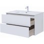 Мебель для ванной Aquanet Lino 80 белый глянец