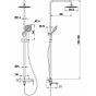 Душевая стойка Aquanet Logic AF320-72-R-C