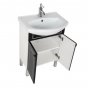 Мебель для ванной Aquanet Честер 60 черная патина серебро