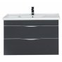 Мебель для ванной Aquanet Эвора 100 серый антрацит