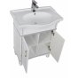Мебель для ванной Aquanet Валенса 70 белая краколет/серебро