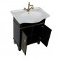 Мебель для ванной Aquanet Валенса 70 черная краколет/золото