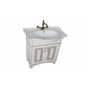 Мебель для ванной Aquanet Валенса 80 белая краколет/золото