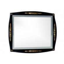 Зеркало Aquanet Виктория 90 черный глянец/золото