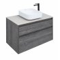 Мебель для ванной со столешницей Aquanet Nova Lite 90 2 дуб рошелье