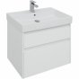 Мебель для ванной Aquanet Nova Lite 75 2 ящика белый глянец