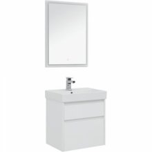 Мебель для ванной Aquanet Nova Lite 60 2 ящика белая