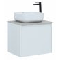 Мебель для ванной со столешницей Aquanet Nova Lite 60 1+1 белый глянец