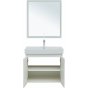 Мебель для ванной Aquanet Nova Lite 75 2 дверцы белый глянец