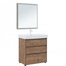 Мебель для ванной Aquanet Nova Lite 75 3 дуб рустикальный