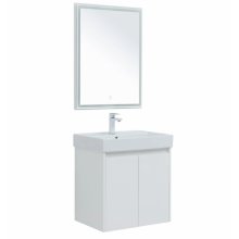 Мебель для ванной Aquanet Nova Lite 60 2 дверцы белый глянец
