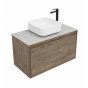 Мебель для ванной со столешницей Aquanet Nova Lite 90 1+1 дуб рустикальный