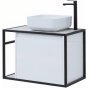Мебель для ванной Aquanet Nova Lite Loft 75 R белый глянец