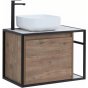 Мебель для ванной Aquanet Nova Lite Loft 75 L дуб рустикальный