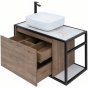 Мебель для ванной Aquanet Nova Lite Loft 75 L дуб рустикальный