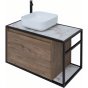 Мебель для ванной Aquanet Nova Lite Loft 90 L дуб рустикальный