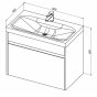 Мебель для ванной Aquanet Палермо 80