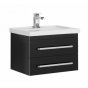Мебель для ванной Aquanet Сиена 60 подвесная черная