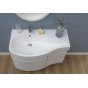 Мебель для ванной Aquanet Сопрано 95 L белая