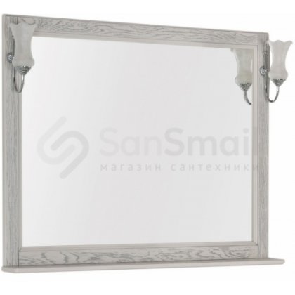 Зеркало Aquanet Тесса 105 жасмин/серебро