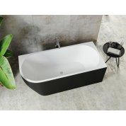 Ванна акриловая Aquanet Family Elegant B Matt Finish Black