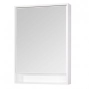 Зеркало-шкаф Акватон Капри 60 белый глянец