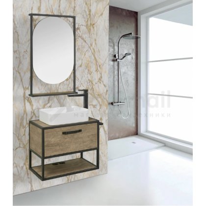 Мебель для ванной Акватон Лофт Фабрик 65S дуб кантри