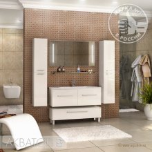 Мебель для ванной Акватон Мадрид М 120 белая комплектация 2