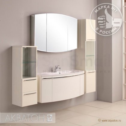 Мебель для ванной Акватон Севилья 120 белый жемчуг