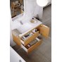 Мебель для ванной Aqwella Accent 90L дуб золотой